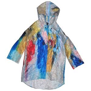 UbU Multicolored Crinkle Water Resistant Jacket - M